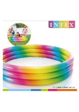 Дитячий надувний басейн Intex 58439 Геометрія 147 х 33см, 324л